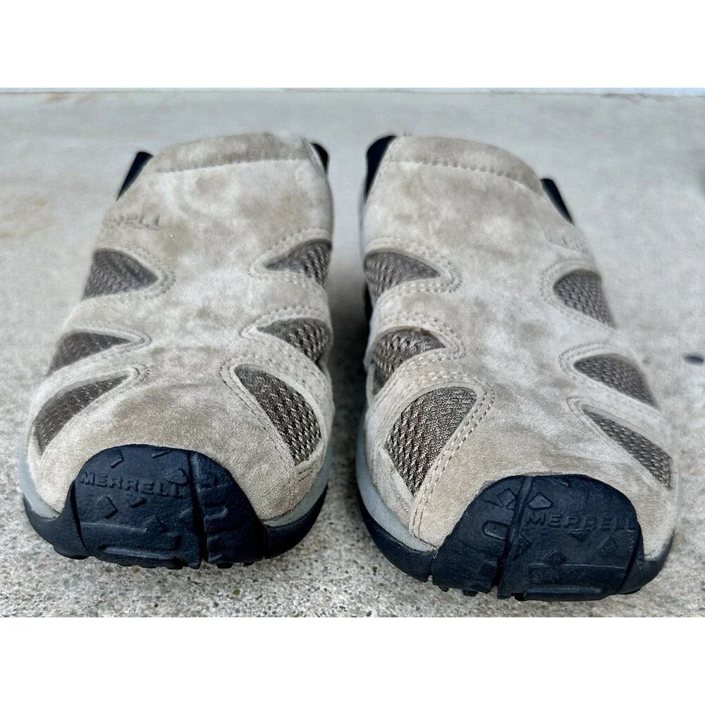 Merrell Jungle Beige Suede Slip-On Low Top Women’s Athletic Sneakers